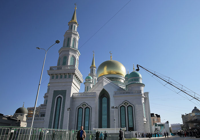 Открытие соборной мечети в Москве