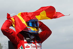 Алонсо стал первым пилотом с 1996 года, выигравшим в Испании не с первого ряда