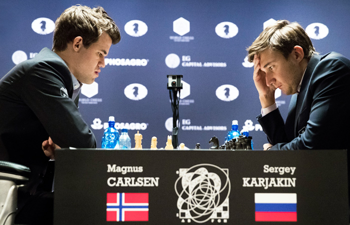 Carlsen - Karjakin. Online