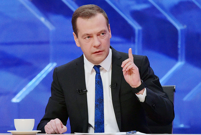 Сегодня Д. Медведев в прямом эфире ответит на вопросы корреспондентов