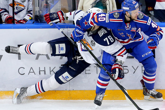 СКА одержал третью победу над'Металлургом в финале Кубка Гагарина