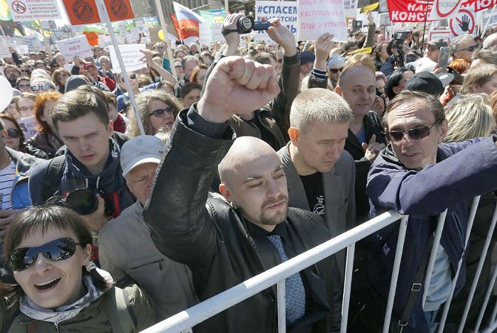 В Москве завершился митинг против реновации
