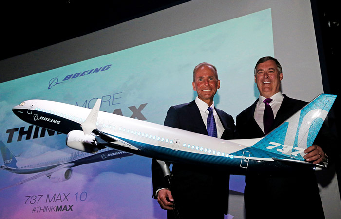 Boeing представил новейшую версию авиалайнера Boeing 737 Max