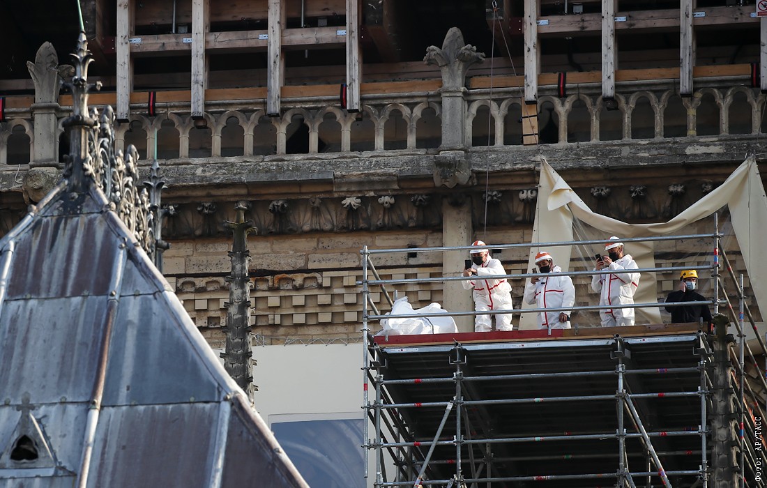 Пожар в соборе парижской богоматери 2019