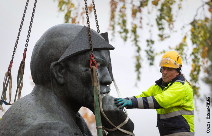 04 октября 2022 10:30 Последний большой памятник Ленину в Финляндии демонтируют