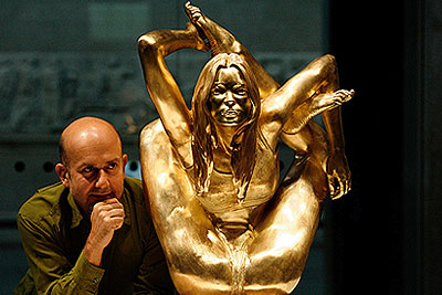 Золотая "Кейт Мосс" в Британском музее