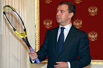 Дмитрий Медведев встретился с членами сборных команд по теннису