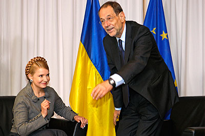 Юлия Тимошенко встретилась с Хавьером Соланой