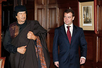 Президент России провел встречу с лидером Ливии