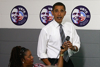 Барак Обама лидирует на президентских выборах США
