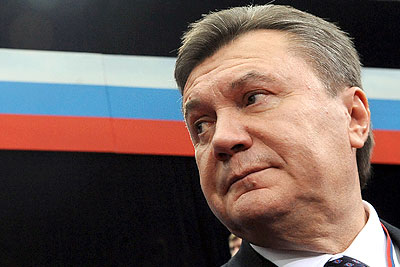 Виктор Янукович на съезде партии "Единая Россия"