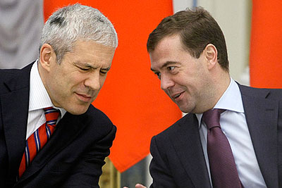 Борис Тадич и Дмитрий Медведев встретились в Кремле