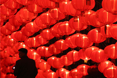 Фестиваль фонариков в Китае