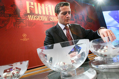 Жеребьевка четвертьфинальных пар в Кубке УЕФА