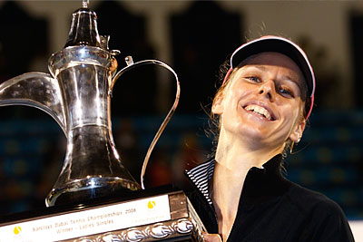 Елена Дементьева стала победительницей теннисного турнира в Дубае