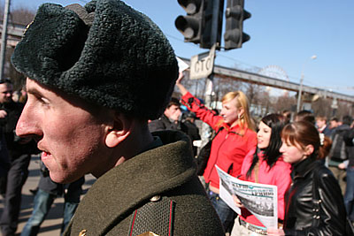 "Антипризывной марш" прошел в Москве