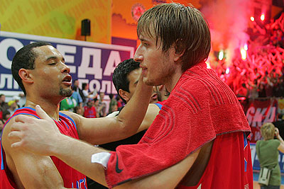 Финальный матч чемпионата России по баскетболу