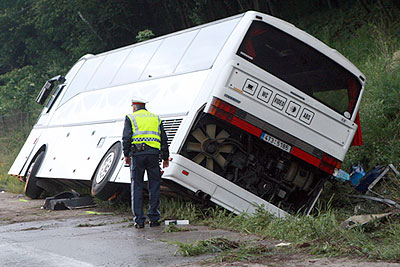 В Австрии разбился автобус с детьми