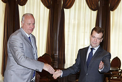 Дмитрий Медведев  встретился с главой Следственного комитета