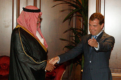 Президент России встретился с принцем Саудовской Аравии