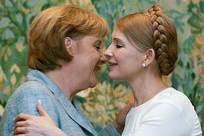 Ангела Меркель встретилась с Юлией Тимошенко