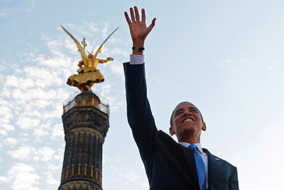 Барак Обама начал свое европейское турне в Берлине