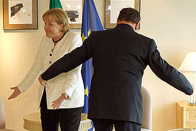 Встреча Ангелы Меркель и Сильвио Берлускони