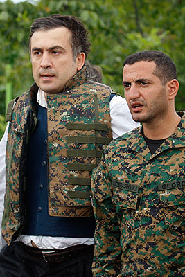 Михаил Саакашвили и Давид Кезерашвили
