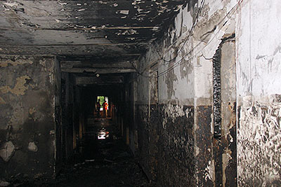 Пожар в доме престарелых в Белгородской области