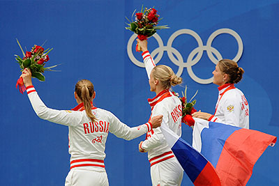 Российские теннисистки завоевали все медали