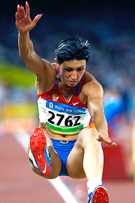 Татьяна Лебедева принесла России "серебро" в прыжках в длину
