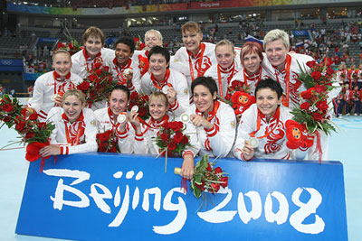 Сборная России по гандболу завоевала "серебро" на Олимпиаде-2008
