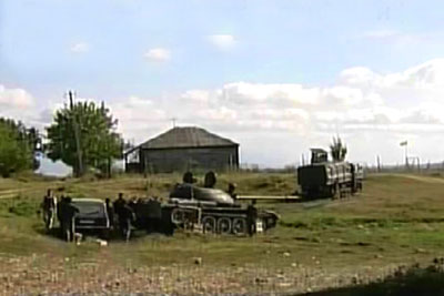 Грузинские войска вошли в Цхинвали