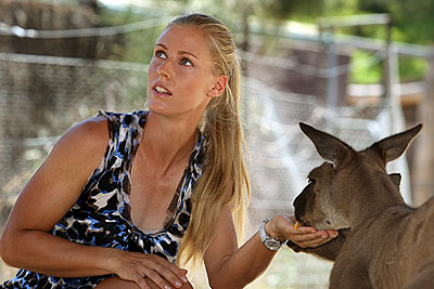 Елена Дементьева в Мельбурне посетила зоопарк