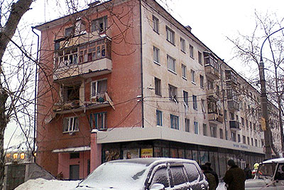 Взрыв газа в жилом доме в Архангельске