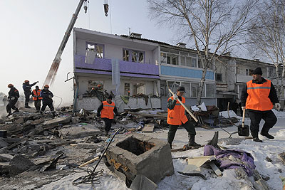 Взрыв в Приморье произошел из-за утечки бытового газа