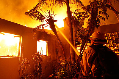 Пожары в Санта-Барбаре