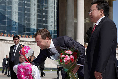 Официальный визит президента России в Монголию