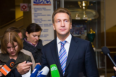 Первый вице-премьер РФ И.Шувалов посетил "АвтоВАЗ"