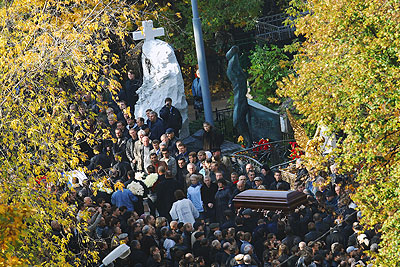 Похороны Вячеслава Иванькова (Япончика)