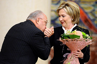 Хиллари Клинтон посетила МГУ им. М.В. Ломоносова