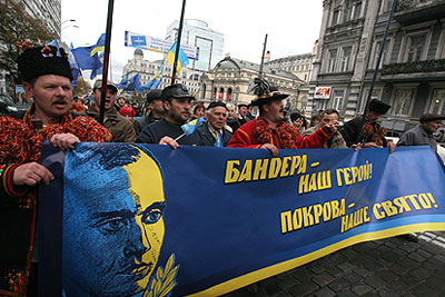 Марш националистов в честь годовщины УПА прошел в Киеве