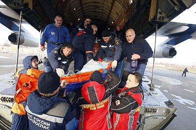 В Москву доставлены 60 пострадавших от пожара в Перми