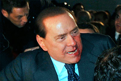 Нападение на Берлускони в Милане