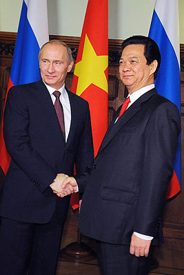 Встреча премьер-министров России и Вьетнама