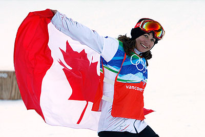 Канадская сноубордистка выиграла "золото" Ванкувера