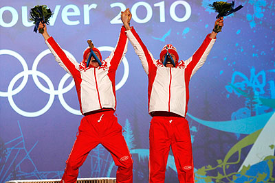 Российские лыжники выиграли "золото" и "серебро"