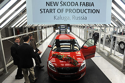 Запуск производства автомобилей Skoda Fabia