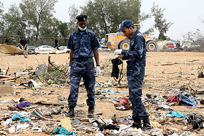 Крушение ливийского лайнера в Триполи