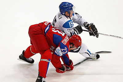 Сборная России по хоккею обыграла Финляндию со счетом 5:0